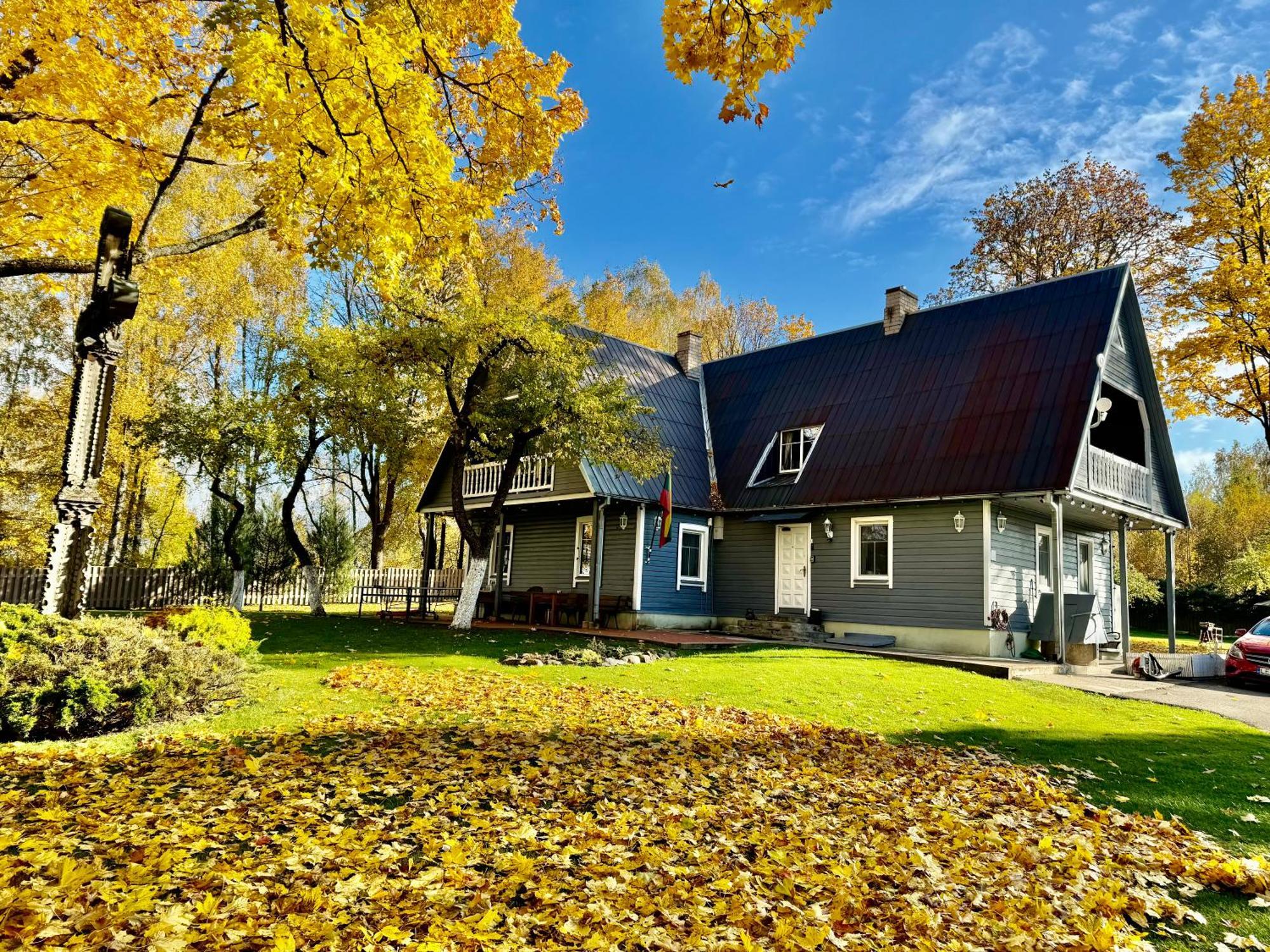 Maple House - Sodyba Tarp Klevu ウテナ エクステリア 写真
